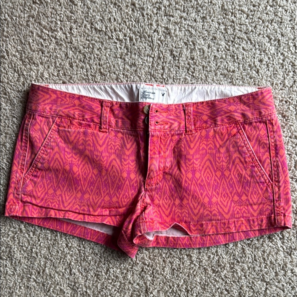 Women's Pink pattern Shorts